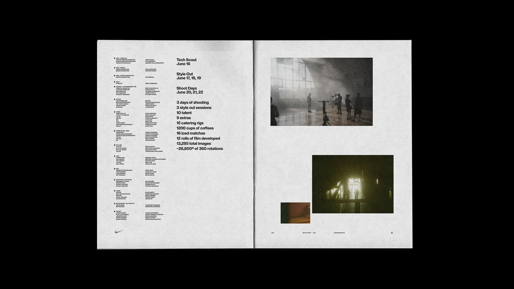 Nike — Back To Sport — project artwork